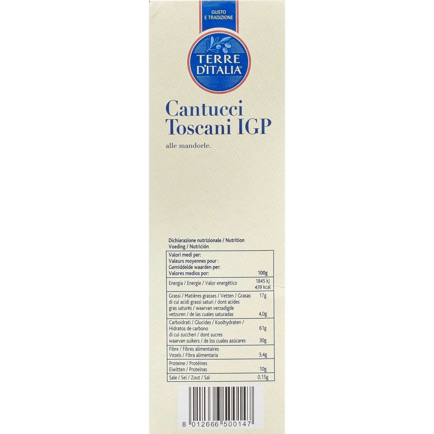 Cantucci Toscani IGP-Kekse TERRE D’ITALIA