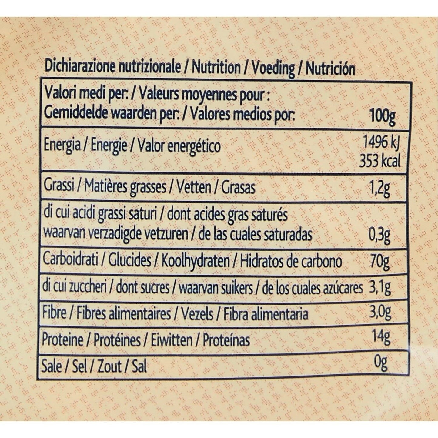 Pâtes Fusilli TERRE D'ITALIA