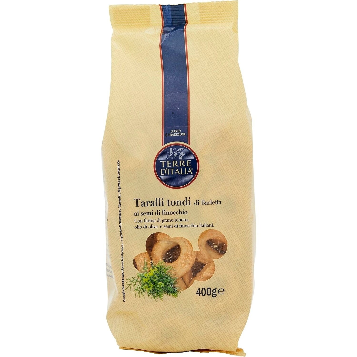 Biscuits Apéritif Taralli Tondi TERRE D'ITALIA