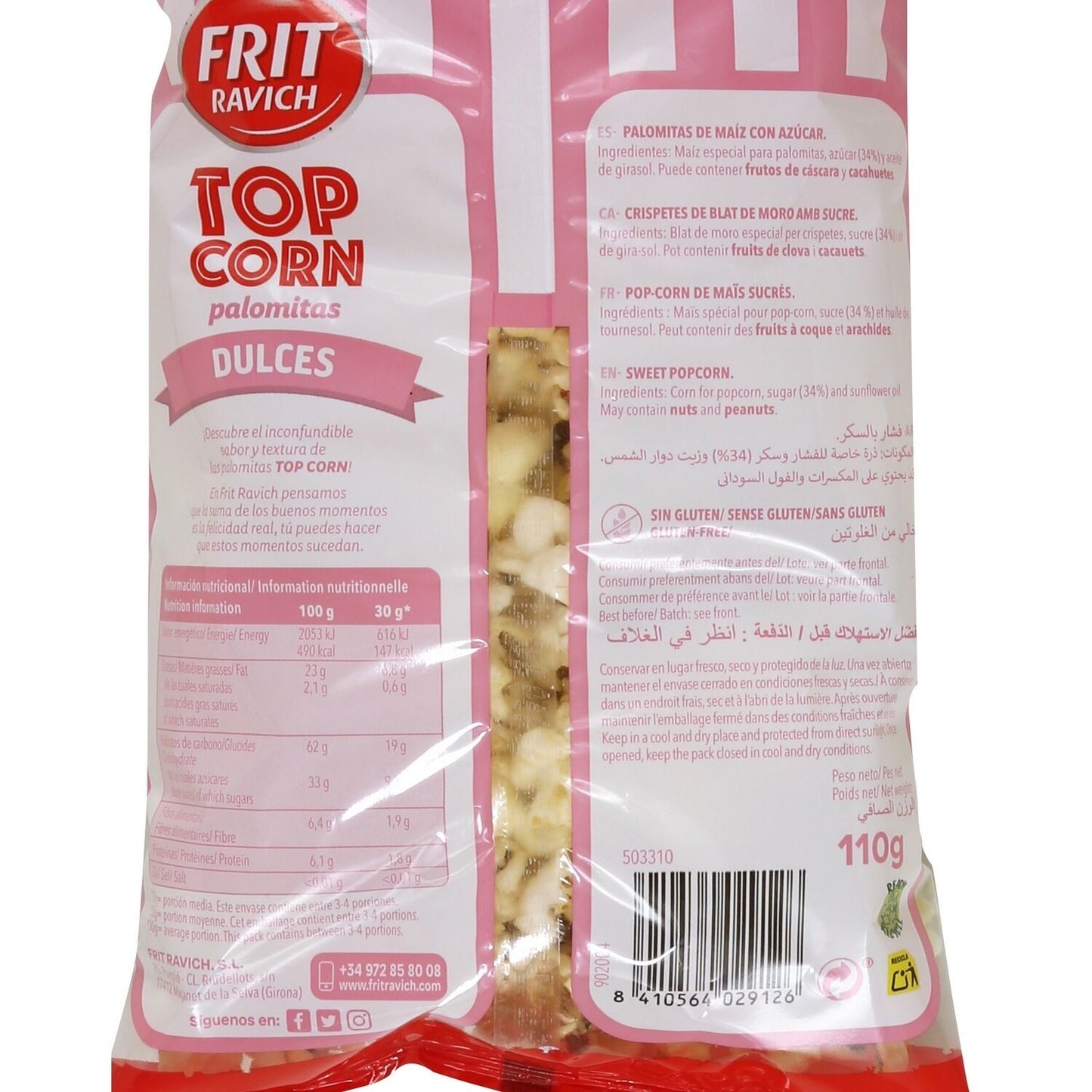 Pop-Corn Sucrés FRIT RAVICH