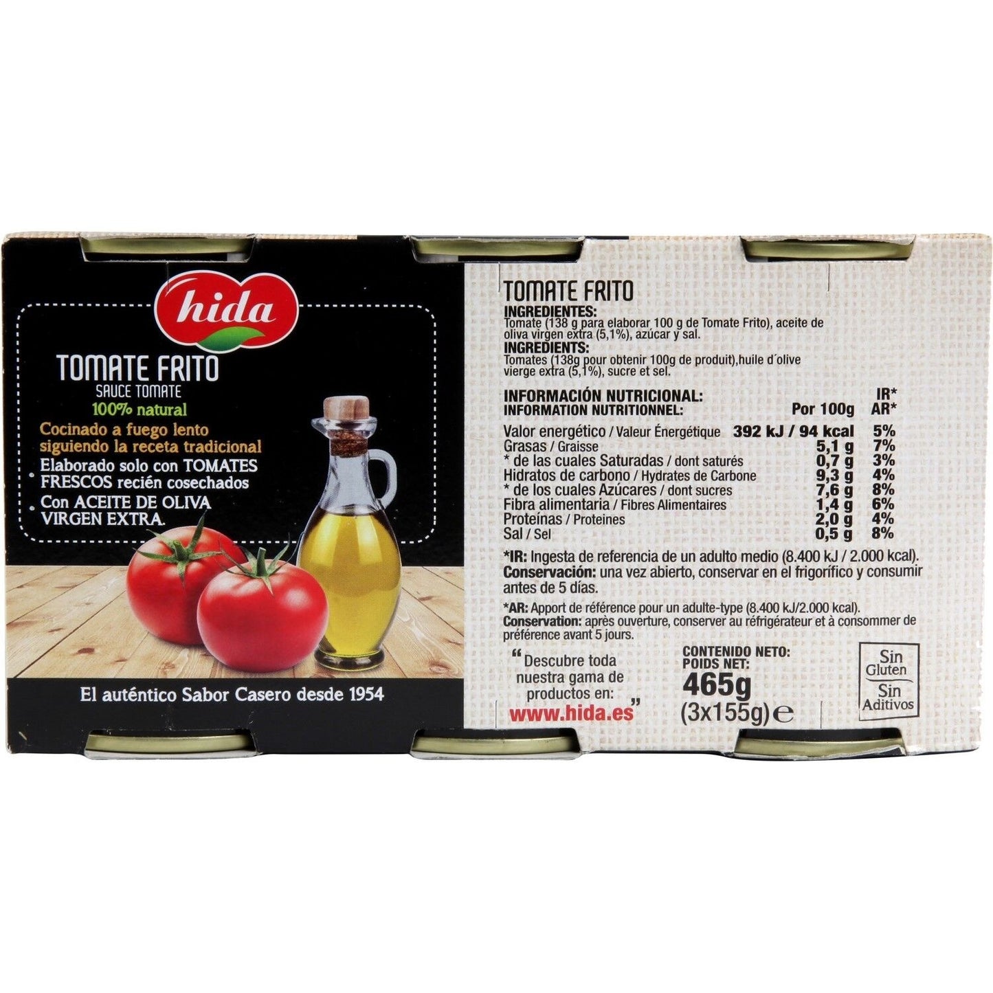 Sauce Tomate HIDA