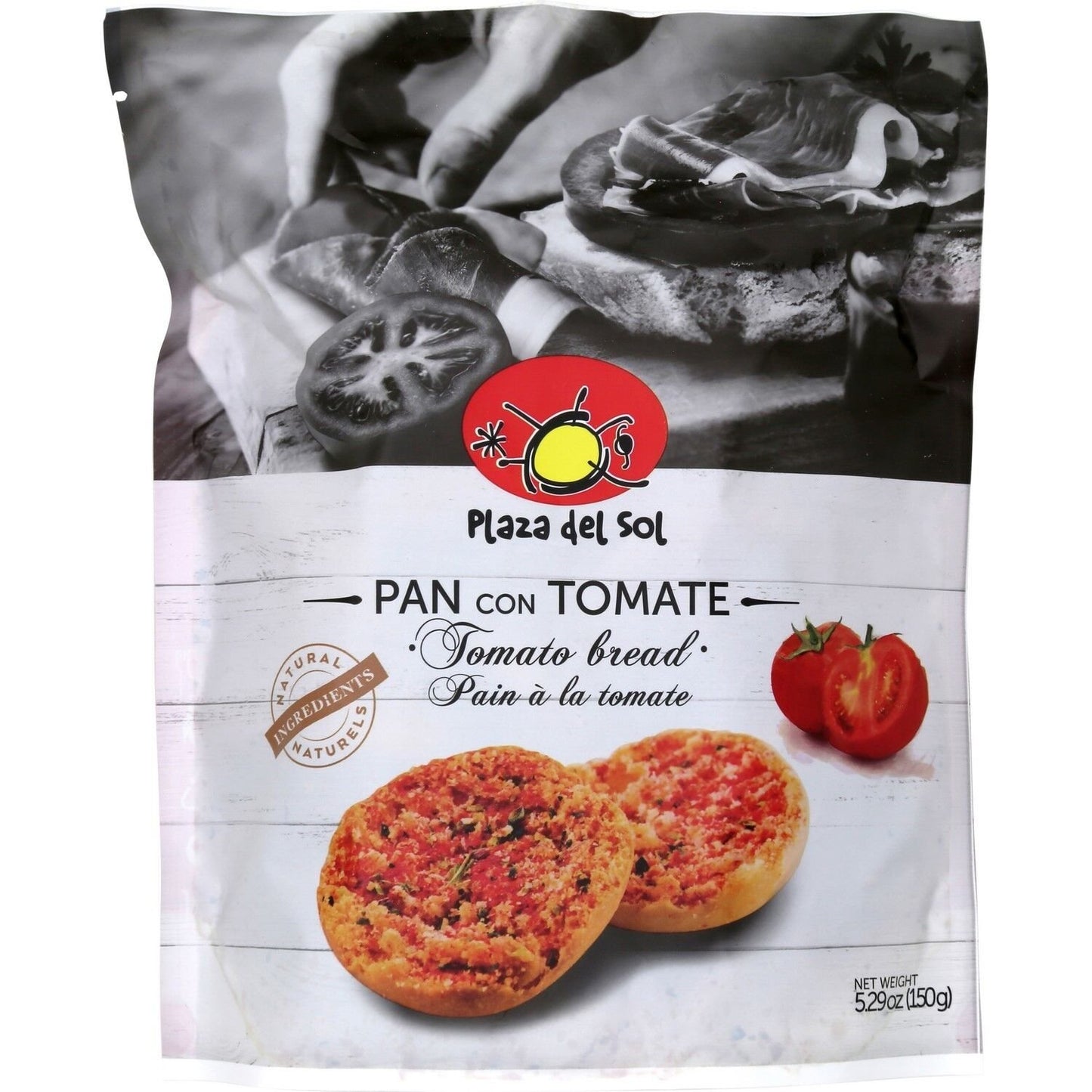 Pain Grillé Tomate et Origan PLAZA DEL SOL le paquet de 150g