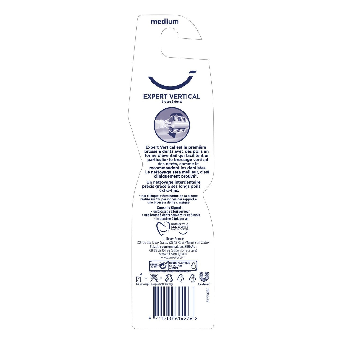 SIGNAL Expert Vertical Medium Toothbrush