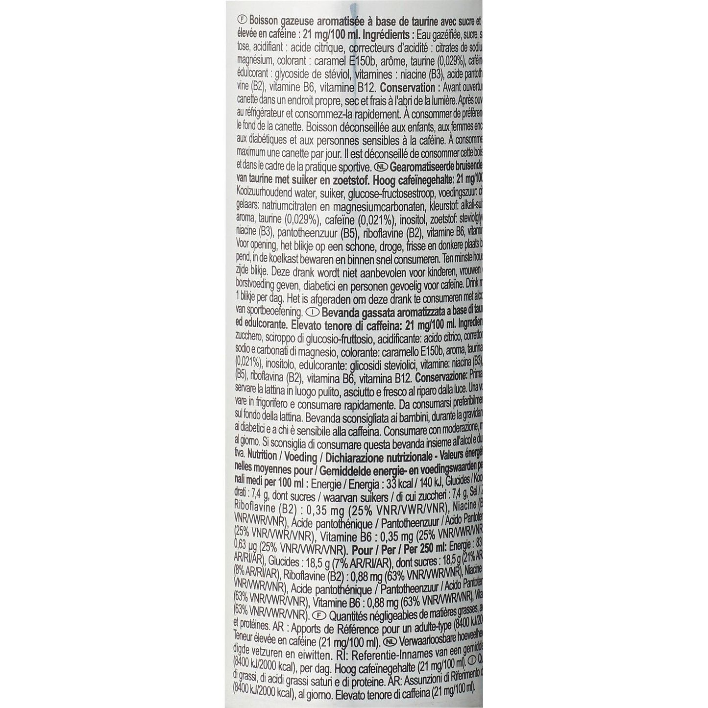 Boisson Énergisante Psychik PSYCHIK