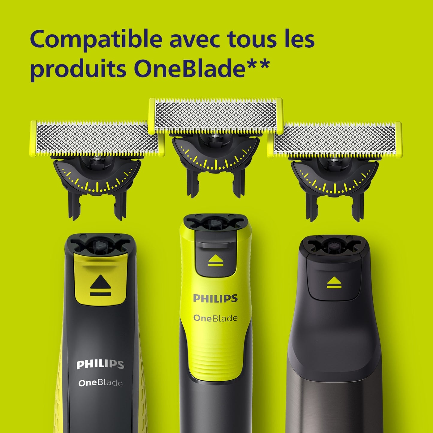Recharge de Rasoir 2 Lames 360 Blade QP420/55 PHILIPS