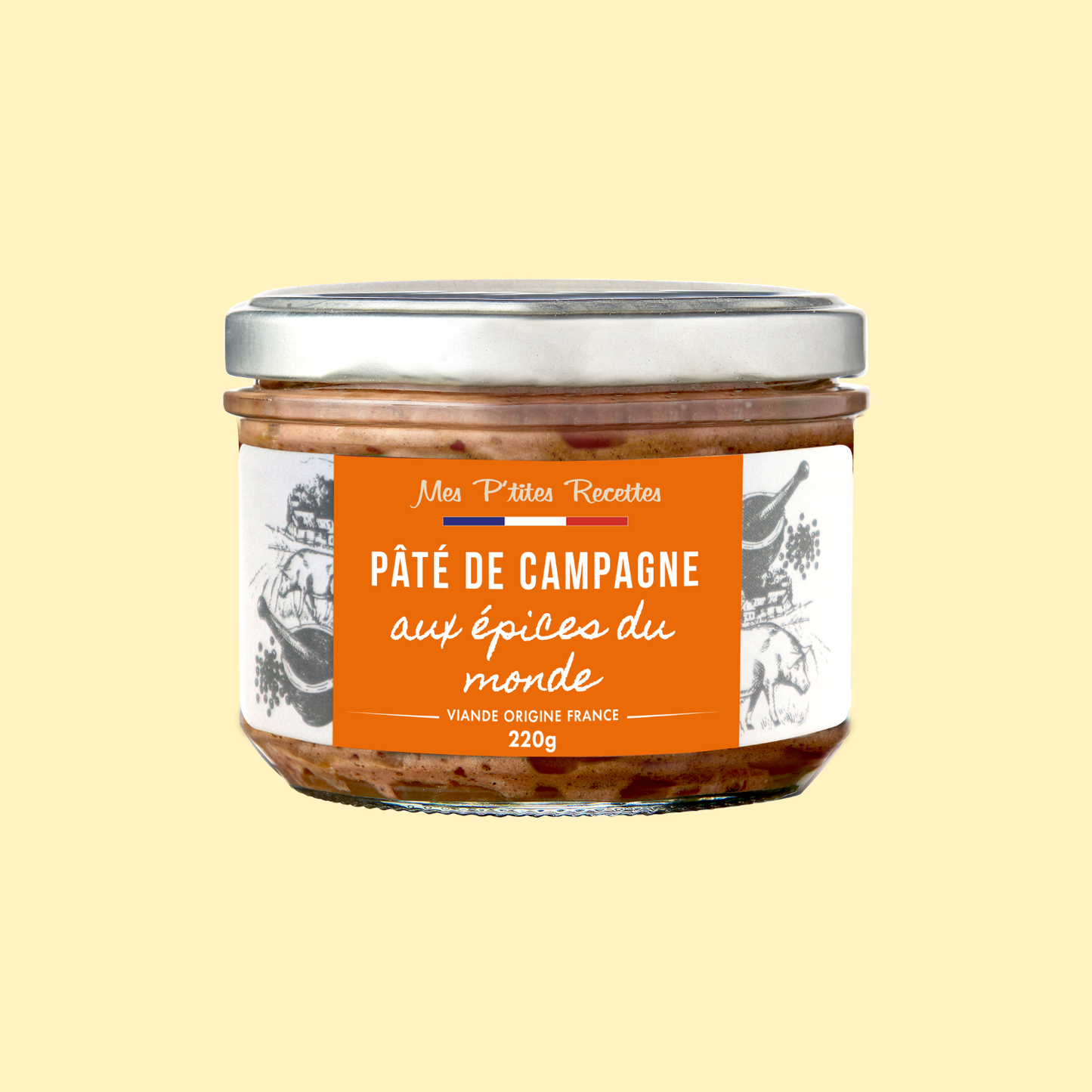 Pâté de campagne aux épices du monde MES P'TITES RECETTES
