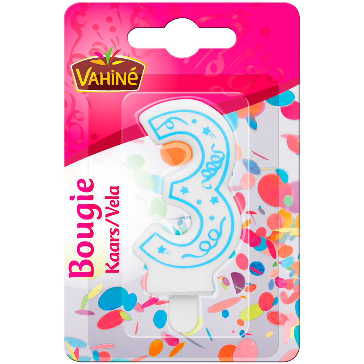 Bougie Chiffre 3 VAHINE