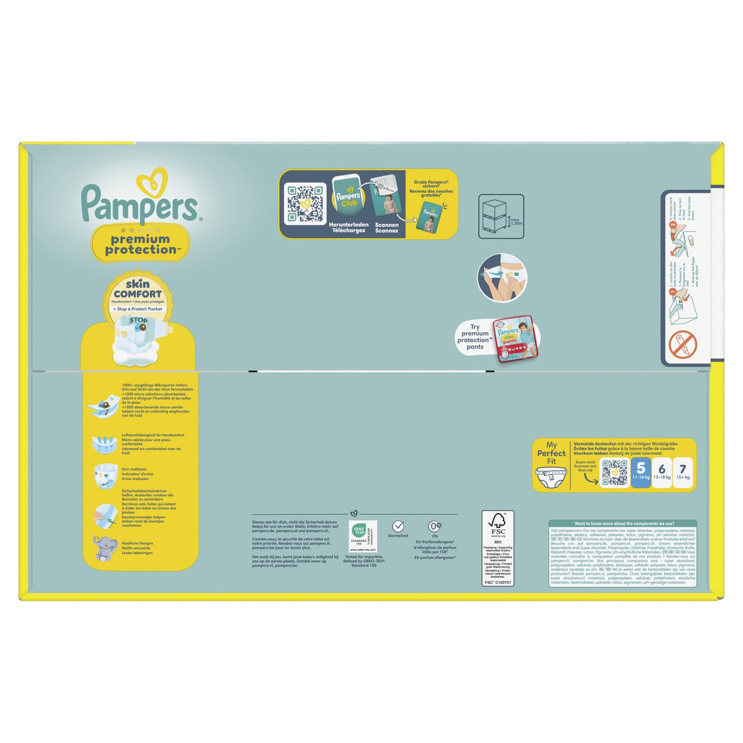 PAMPERS Premium Protection Baby Diapers 11-16kg