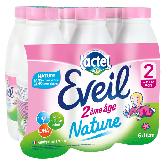 Lait Bébé Liquide 2ème Âge LACTEL EVEIL