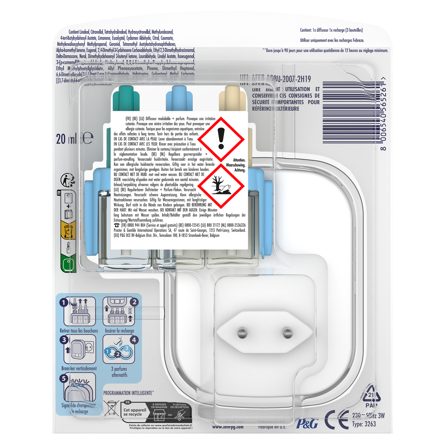 FEBREZE Smart Fresh Linen Elektrischer Lufterfrischer