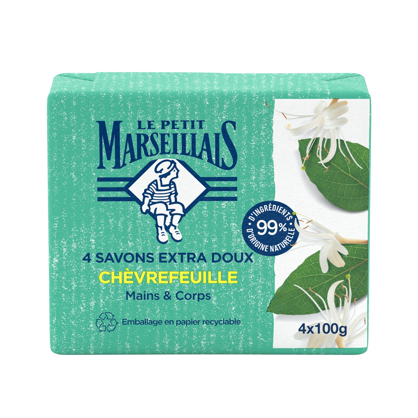 Savon Solide de Marseille Chèvrefeuille LE PETIT MARSEILLAIS