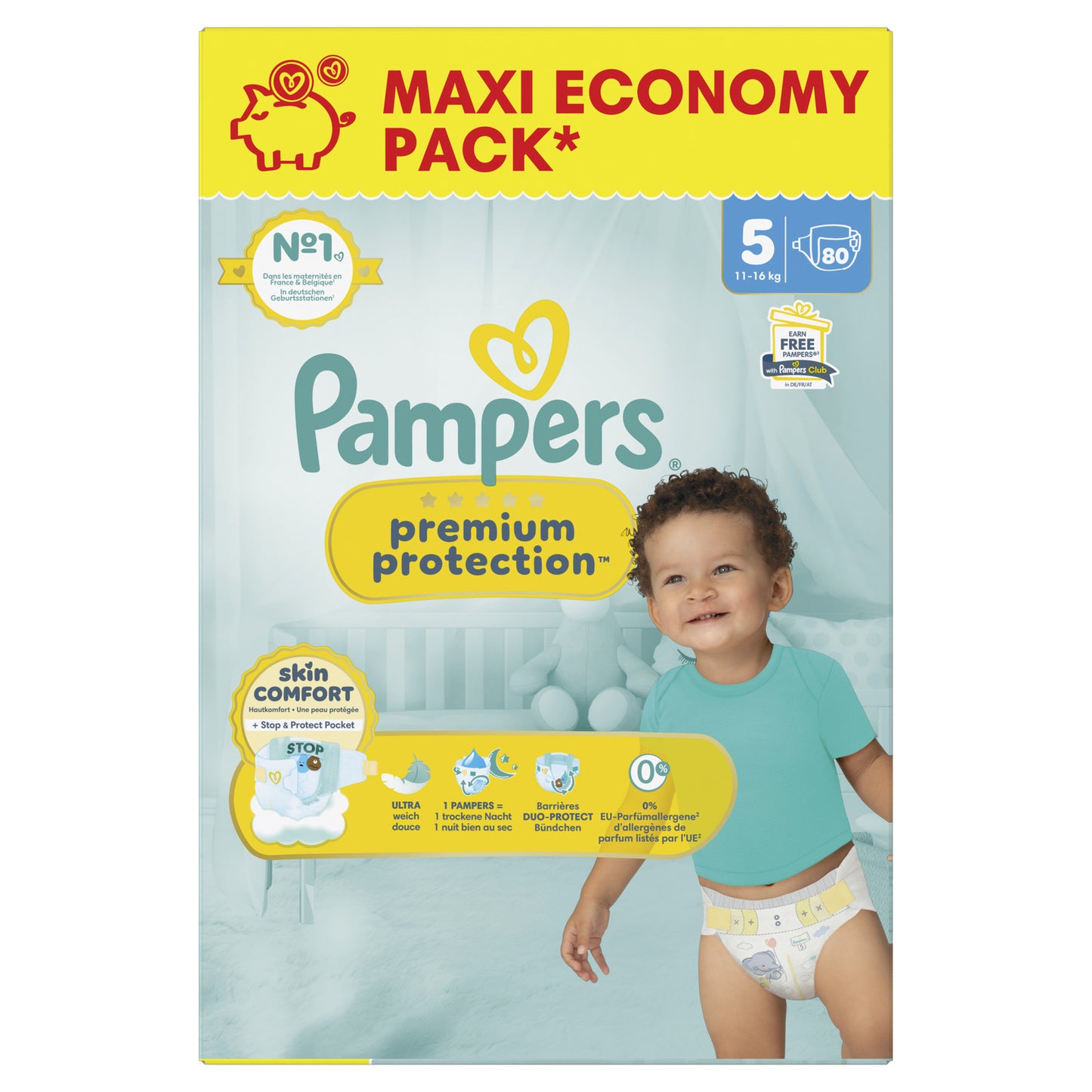 PAMPERS Premium Protection Baby Diapers 11-16kg