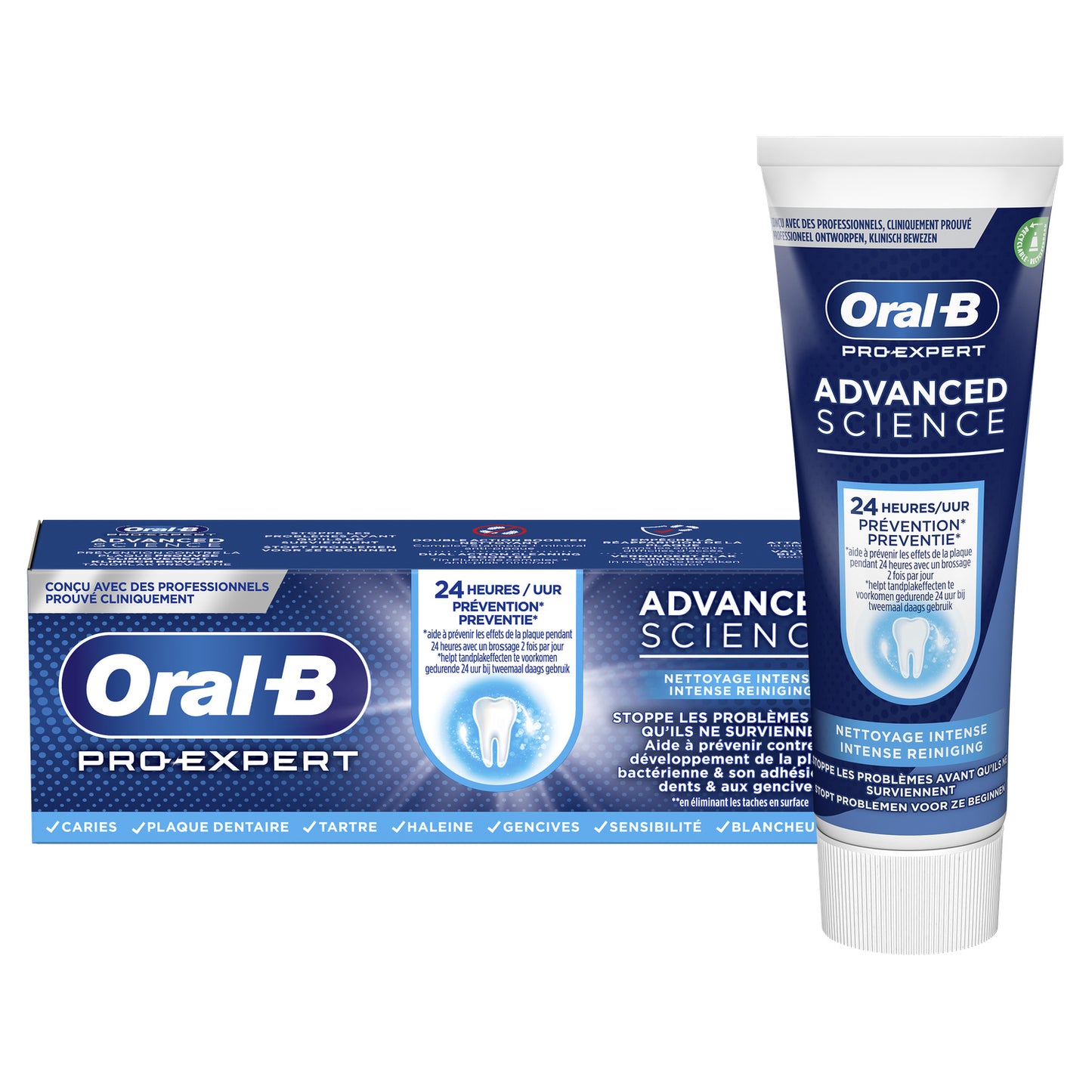 Dentifrice Nettoyage Intense Advanced Science Prévention Pro-Expert ORAL-B