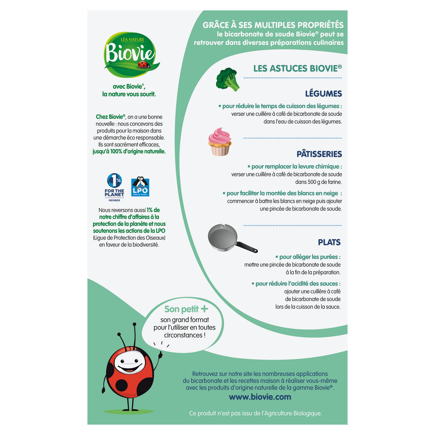 Bicarbonate de Soude Multi-Usage Naturel BIOVIE