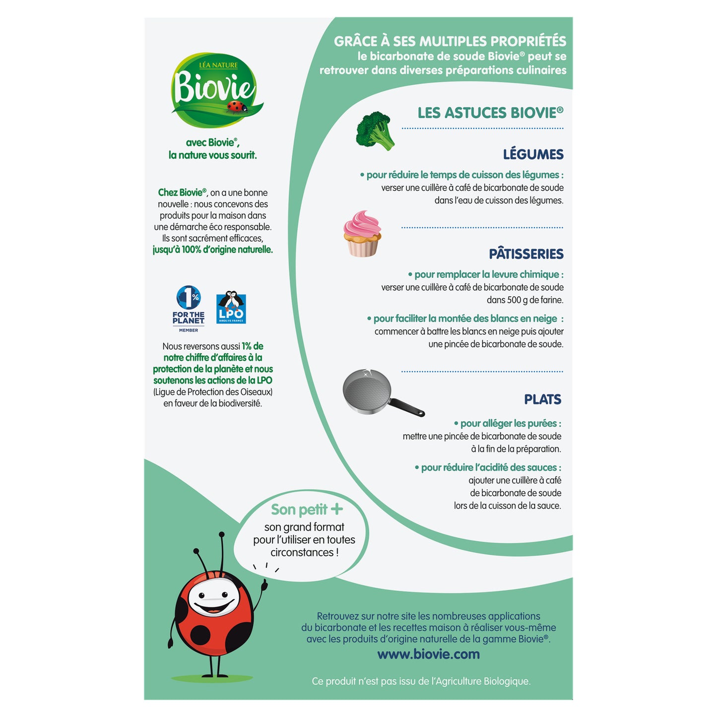 Bicarbonate de Soude Multi-Usage Naturel BIOVIE
