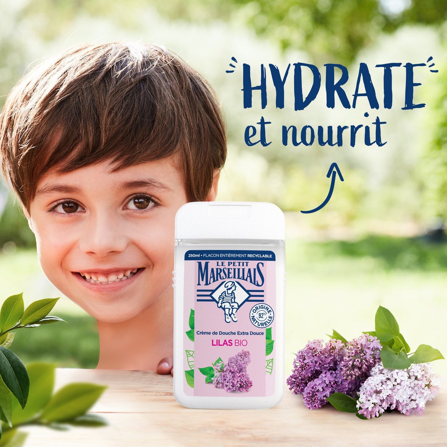 Gel Douche Hydratant et Nourrit Bio LE PETIT MARSEILLAIS