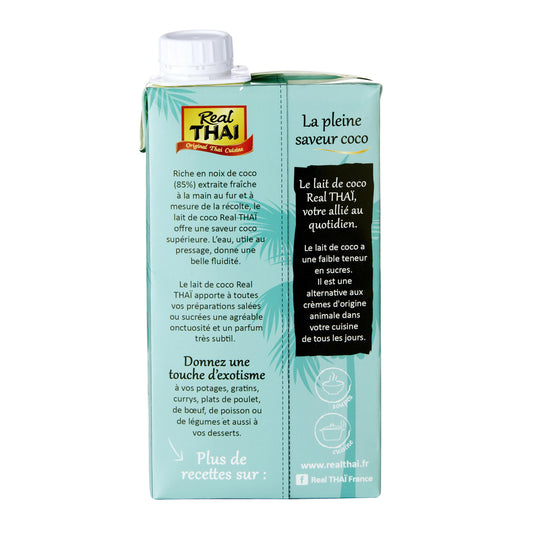 Lait de Coco 85% Sans Additifs REAL THAI