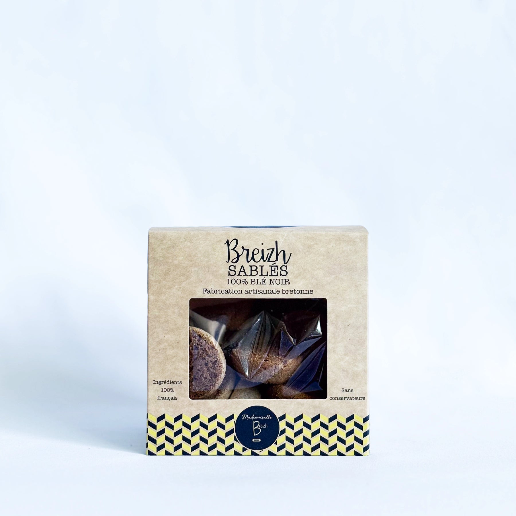 Sablés Pur Beurre à la Farine de Sarrasin MADEMOISELLE BREIZH le paquet de 200g
