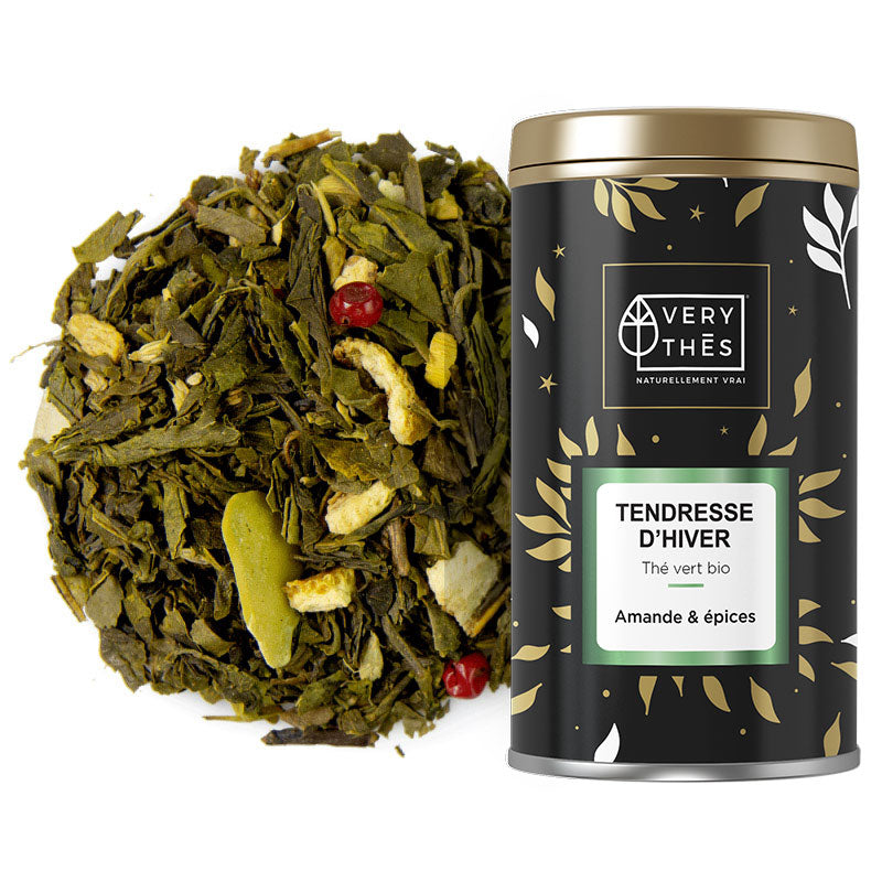 Thé vert amandes et épices bio Tendresse d'hiver VERY THÉS