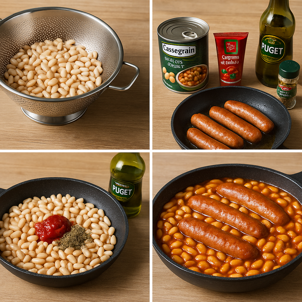 Cassoulet express du placard