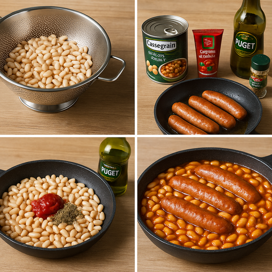 Cassoulet express du placard