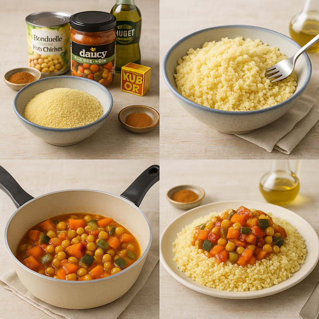 Couscous express aux légumes du soleil