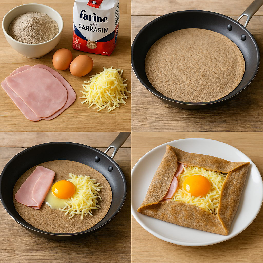 Galette bretonne complète maison