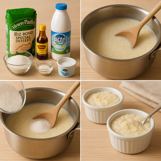 Riz au lait à la vanille maison