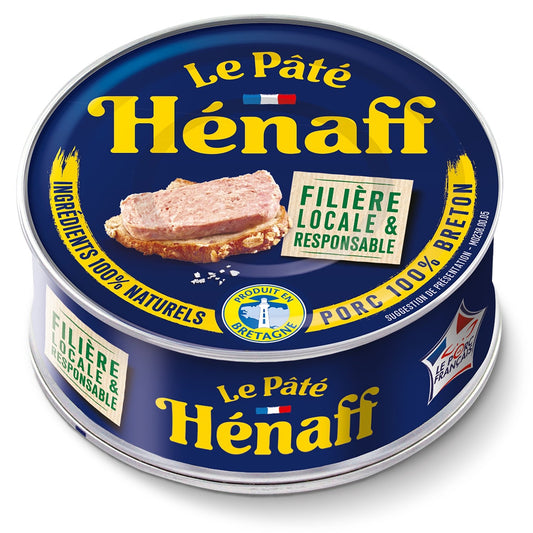 Pâté de Porc au Sel de Guérande HENAFF la boite de 78 g