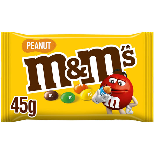 Bonbons Chocolat Cacahuètes M&MS le paquet de 45g
