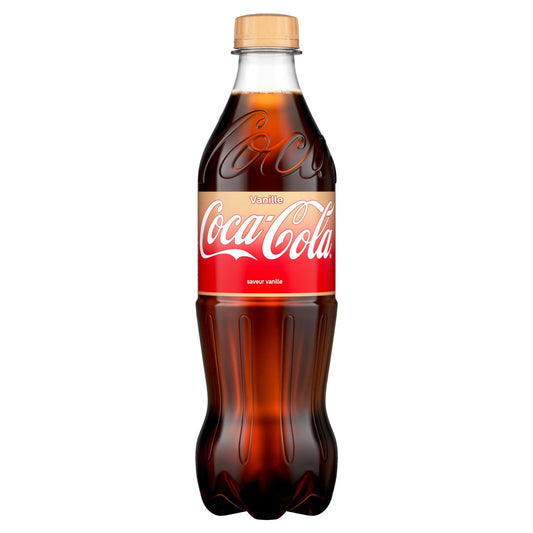Soda au Cola Goût Vanille COCA-COLA la bouteille de 50cL