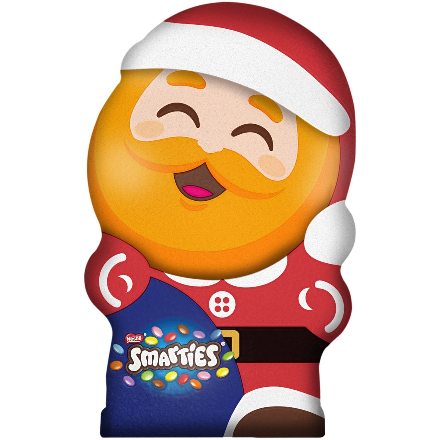 Moulage Père Noël Chocolat Lait SMARTIES - Gamme de Noël 2025 le père noël de 85g