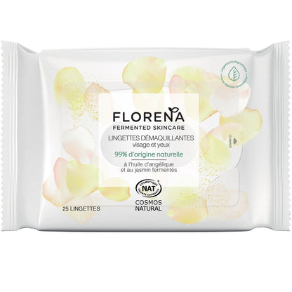 FLORENA Jasmine and Angelica Oil Makeup Remover Wipes