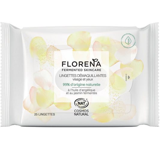 FLORENA Jasmine and Angelica Oil Makeup Remover Wipes