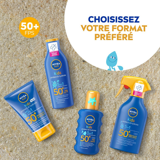 NIVEA SUN Sonnenschutz Milchcreme LSF 30 spendet Feuchtigkeit