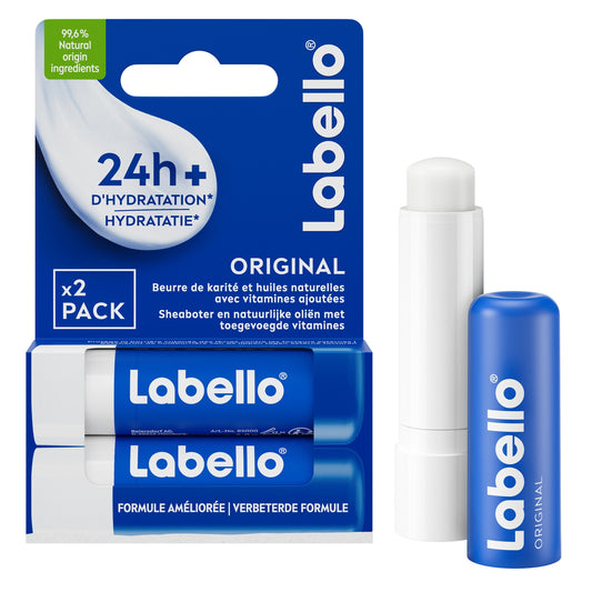 Stick à lèvres Hydratation 24h Beurre de Karité et Huiles Naturelles LABELLO 