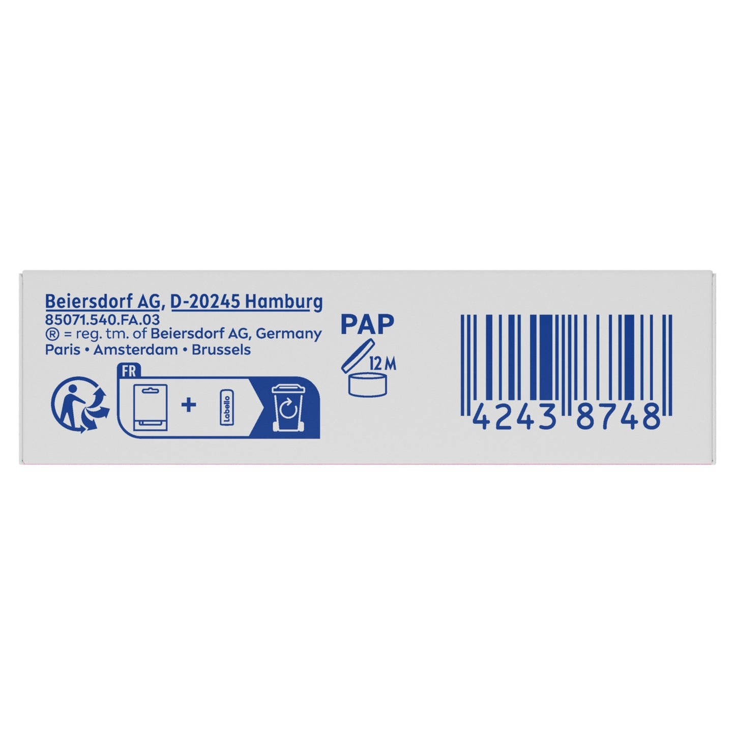 Stick à Lèvres Hydratant Couleur Rouge Parfum de Cerise Beurre de Karité et Huiles Naturelles Vitamines C et E LABELLO