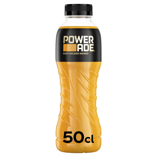 Boisson Énergétique Goût Golden Mango POWERADE la bouteille de 50cL