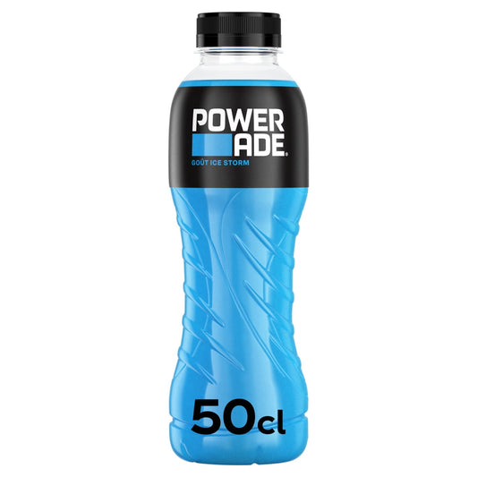 Boisson Énergétique Goût Ice Storm POWERADE la bouteille de 50cL