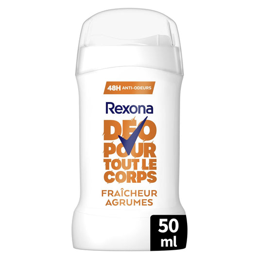 Déodorant Stick Agrumes 0% Alcool REXONA le flacon de 50mL