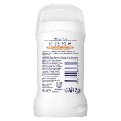 REXONA Citrus Deodorant Stick 0% Alcohol