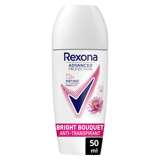 Déodorant bille Anti-Transpirant Bright Bouquet 72H Sans Alcool REXONA 
