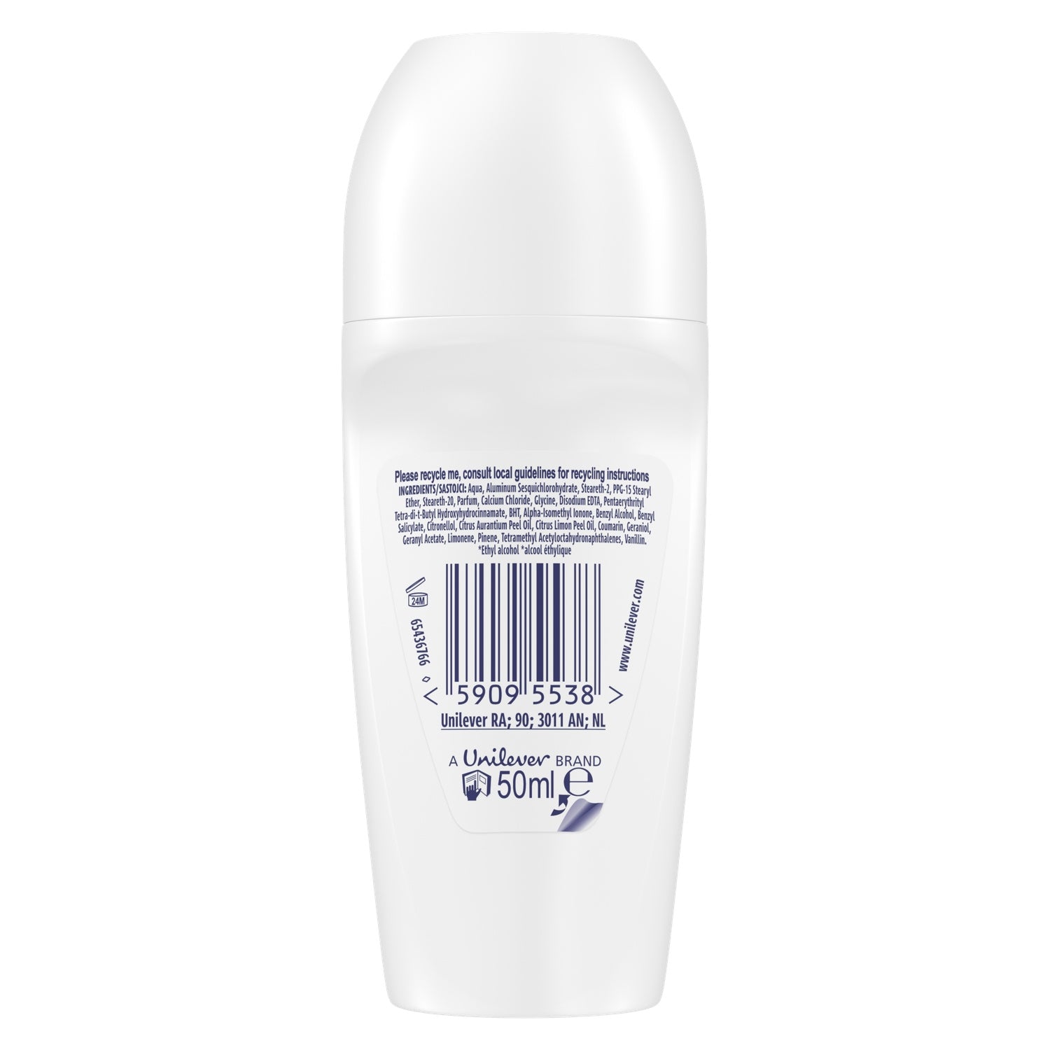 Déodorant bille Anti-Transpirant Bright Bouquet 72H Sans Alcool REXONA 