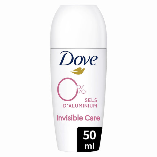 Déodorant Bille Anti-Transpirant 0% Sels d'Aluminium Invisible Care DOVE le roll-on
