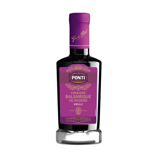Vinaigre Baslamique de Modène Vieilli IGP PONTI la bouteille de 250ml