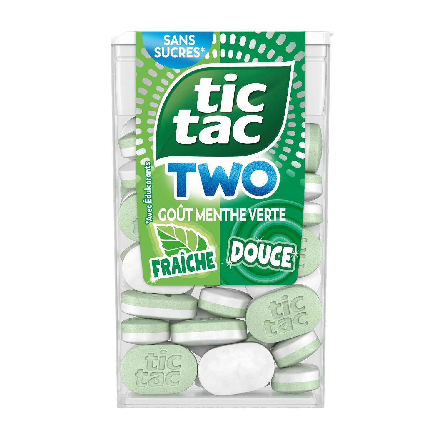Bonbons Tic Tac Two Menthe Fraîche TIC TAC la boite de 38 pastilles