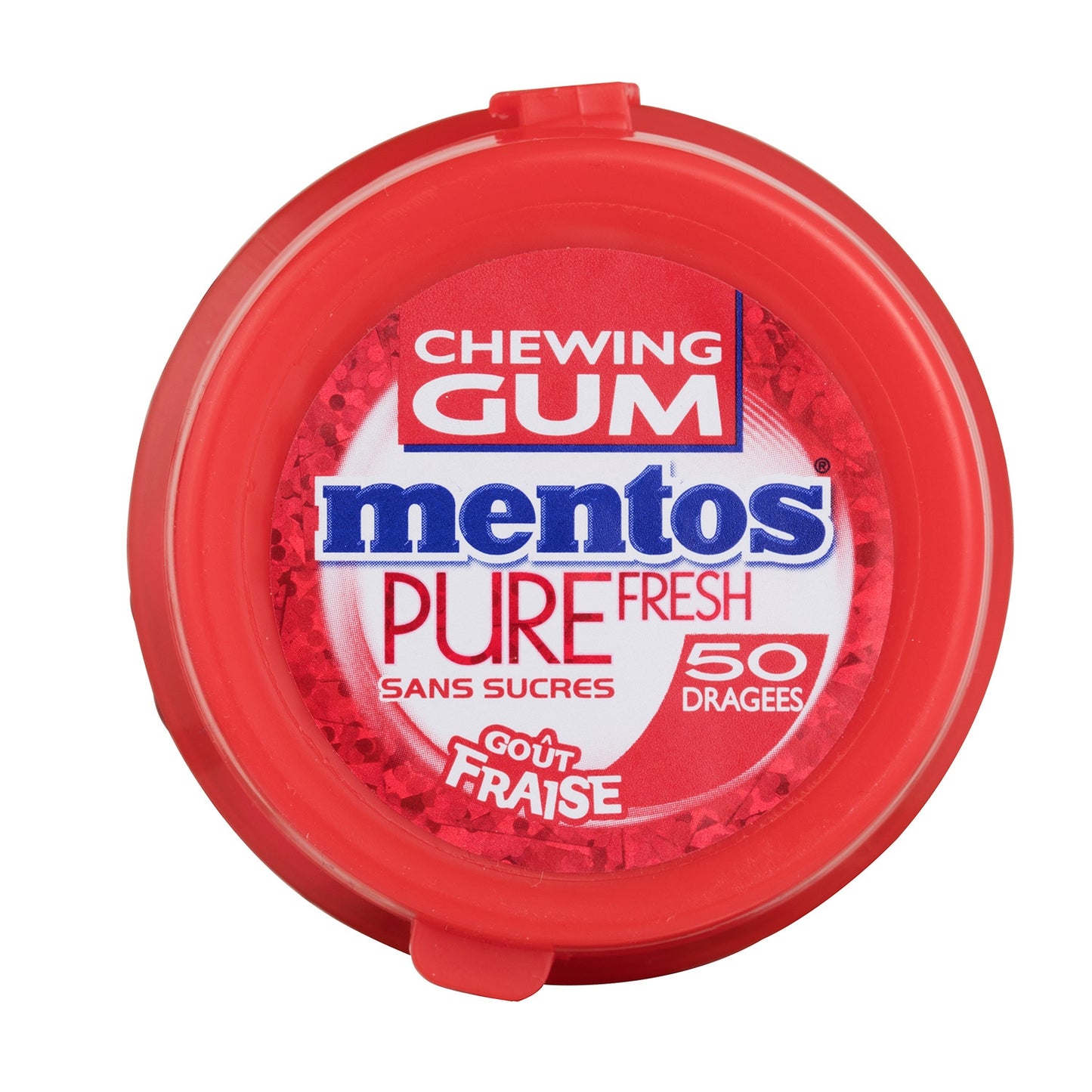 MENTOS Pure Fresh Strawberry Sugar-Free Chewing Gum