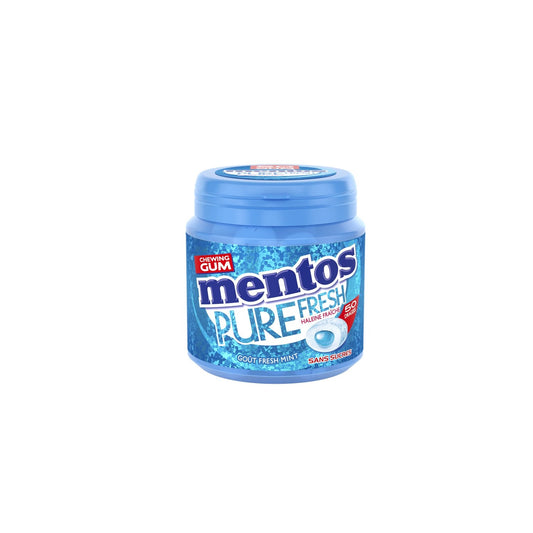 Chewing-Gum Pure Fresh Mint Sans Sucres MENTOS la boite de 50 dragées - 100 g