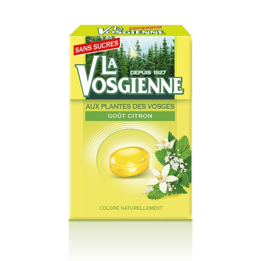 Bonbons Citron LA VOSGIENNE la boîte de 49 g
