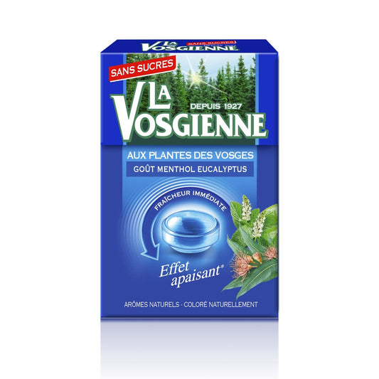 Bonbons Menthe Eucalyptus LA VOSGIENNE la boîte de 46 g